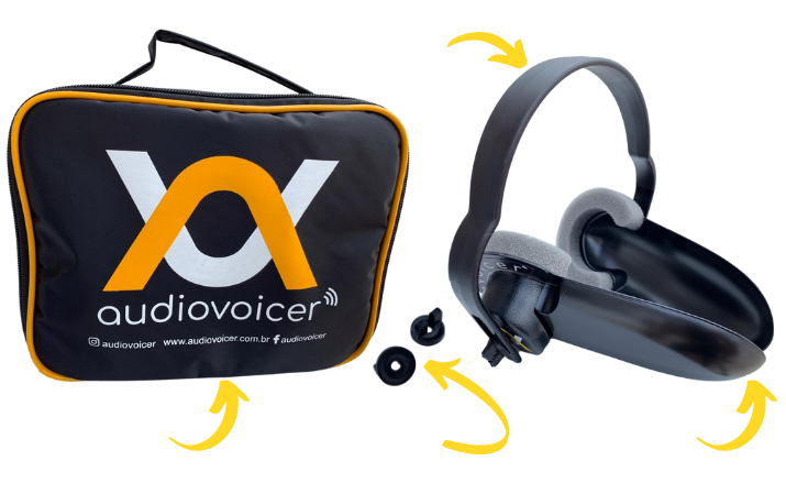 Audiovoicer – Fone de Monitoramento Vocal